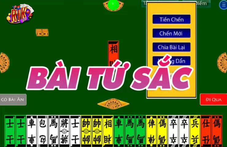 Diễn biến một ván Bài Tứ Sắc trên Rikvip